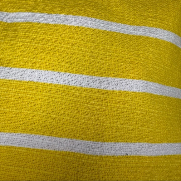 Banana Republic Yellow and White Mini Pencil Skirt Size 8 GUC - Picture 2 of 6